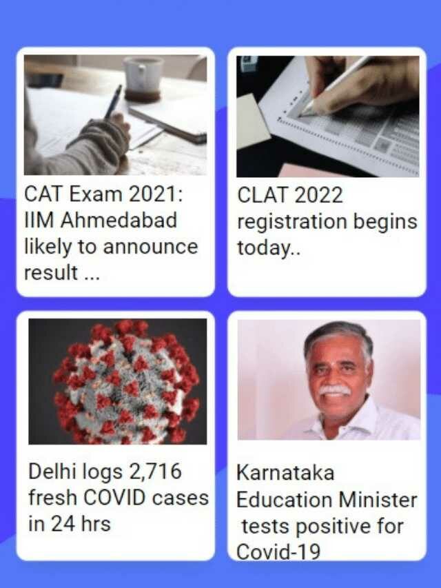 CAT Exams, CLAT 2022 Registration, Delhi Covid Update