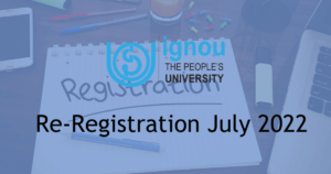 IGNOU Re-Registration