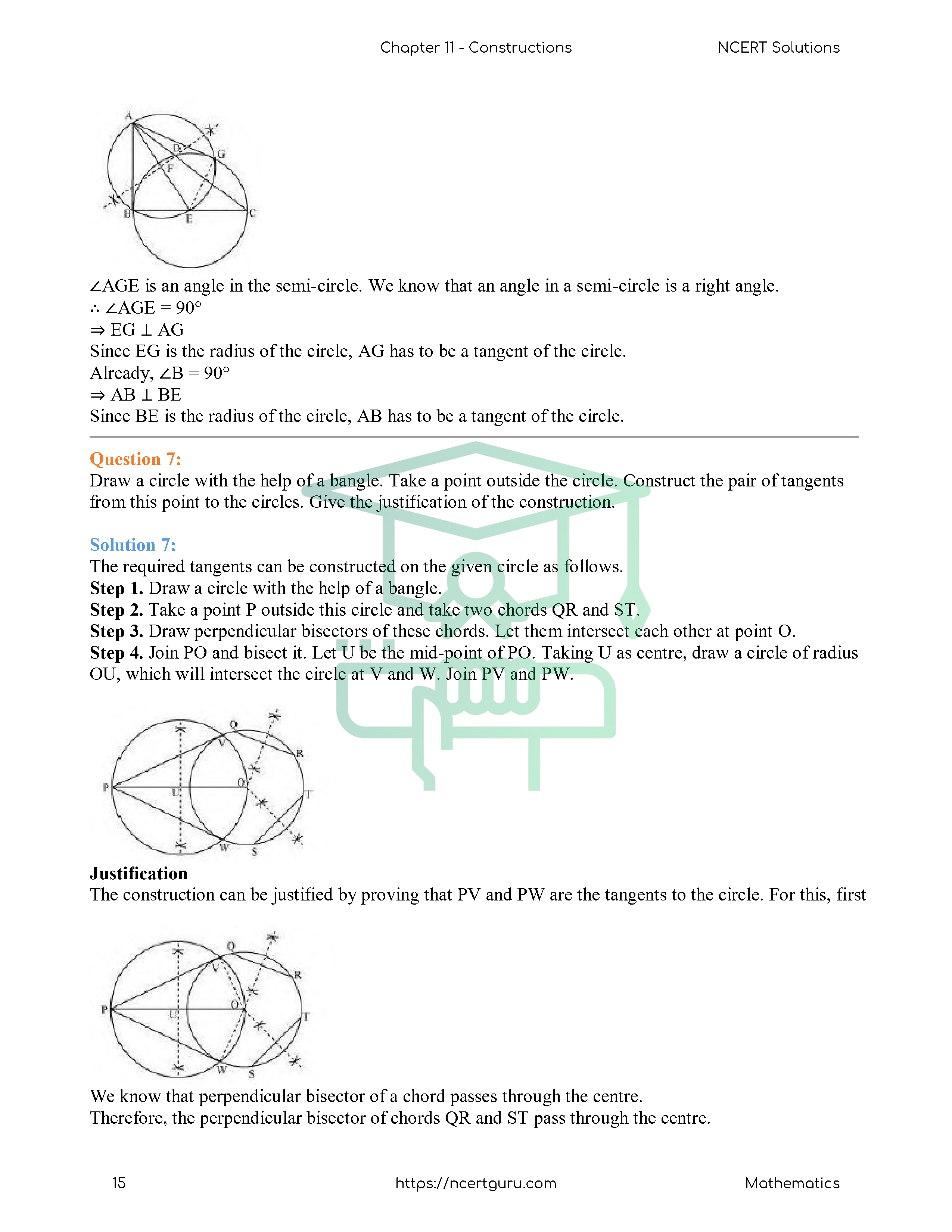 NCERT Solutions for Class 10 Maths Chapter 11