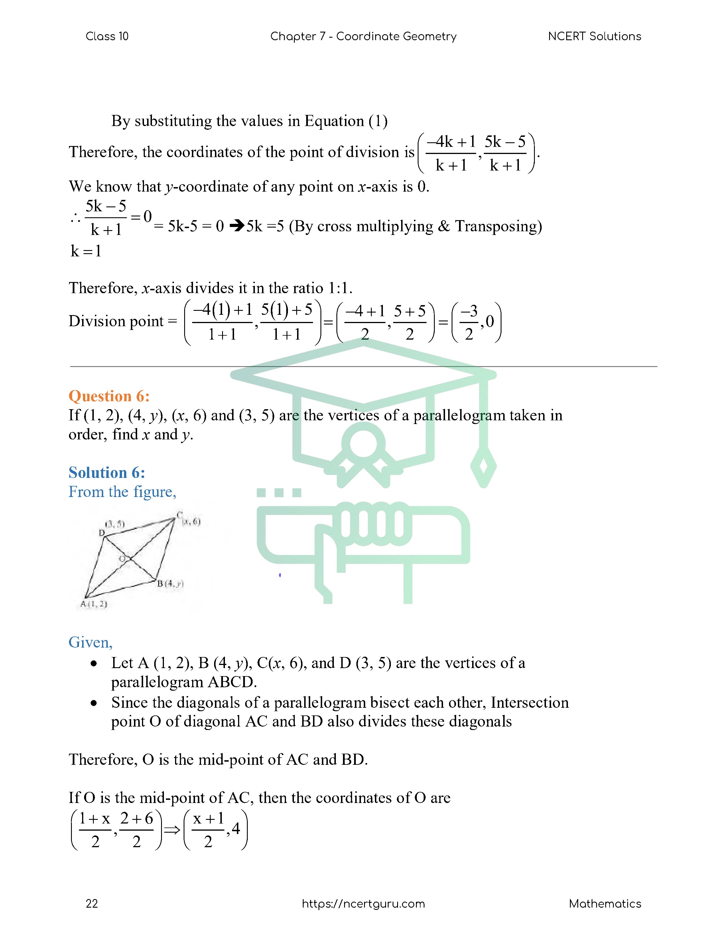 case study class 10 maths chapter 7