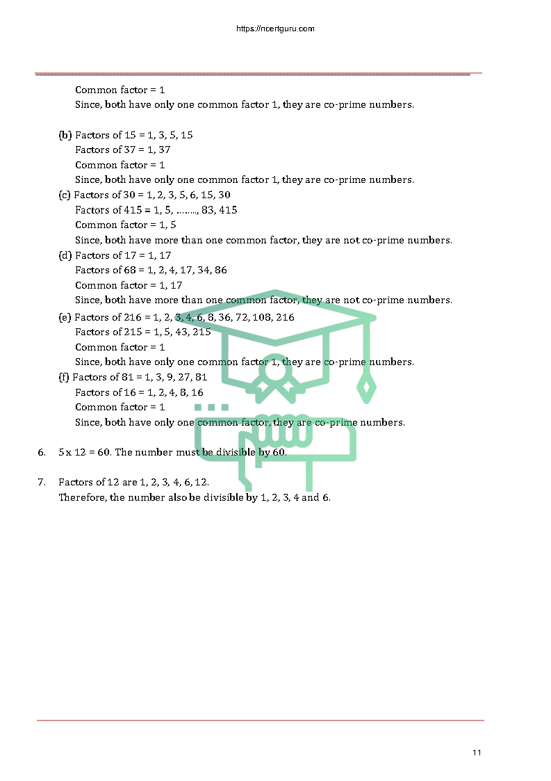 NCERT Solutions for Class 6 Maths Chapter 3